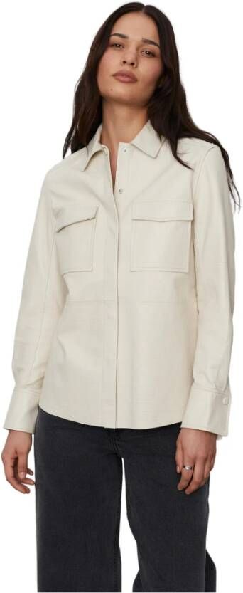 2Ndday Leren en Suède Jassen Grijs Dames