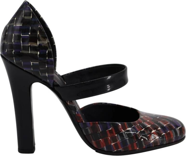 Bottega Veneta Bette Pumps in Multicolor Leather , Rood, Dames