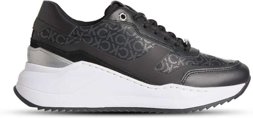 Calvin Klein Dikke interwdg veter mn mix , Zwart, Dames