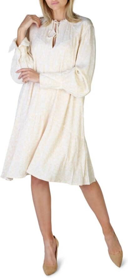 Calvin Klein Jurk K20K200800 947 , Wit, Dames