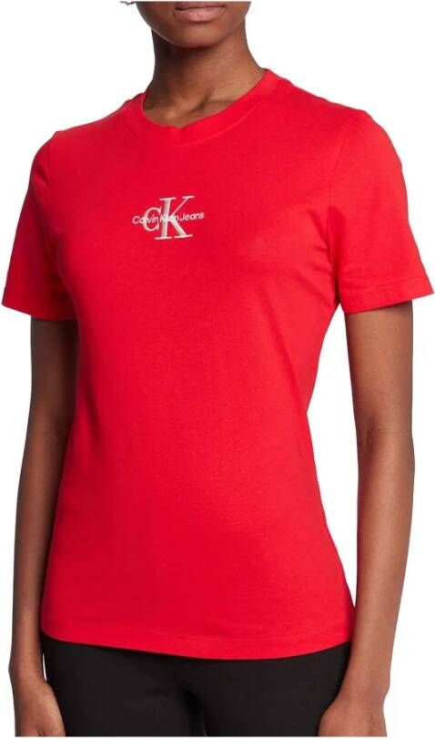 Calvin Klein T shirts Rood Dames