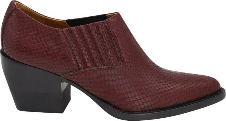 Enkel laarzen Chloé Pre owned, Rood, Dames