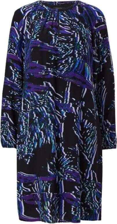 comma Dag Midi jurk , Blauw, Dames