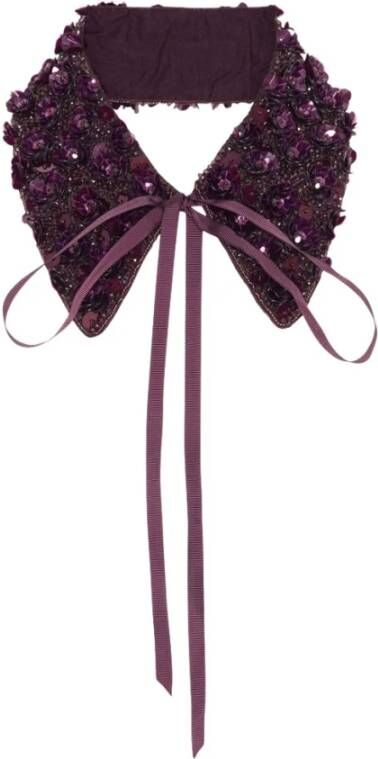 Custommade Zina Crystal Collar , Roze, Dames