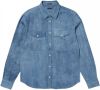 Denham Casual Overhemden Blauw Heren online kopen