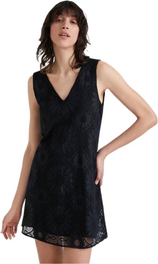 Desigual Casual kleedjes Zwart Dames