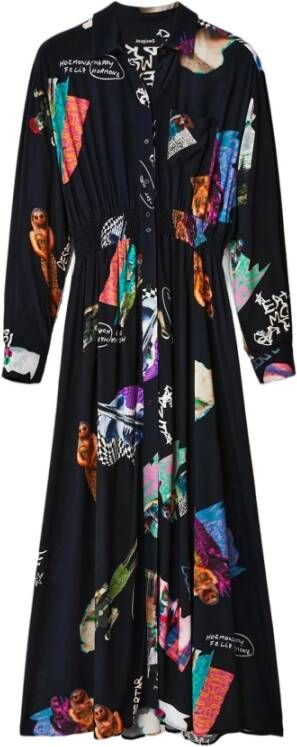 Desigual Maxi kleedjes Zwart Dames