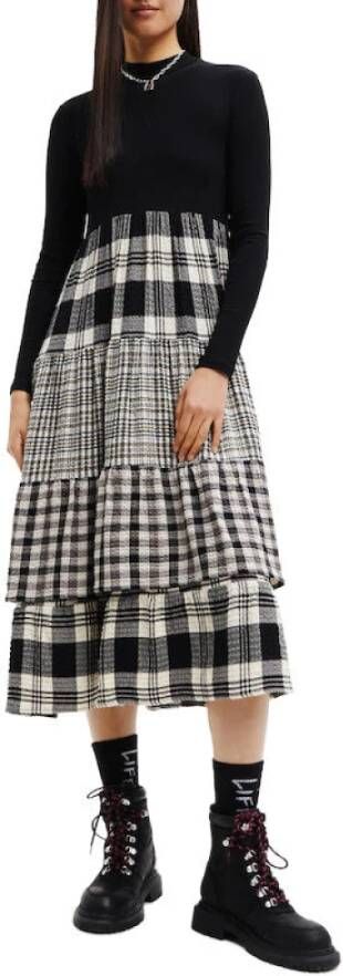 Desigual Casual kleedjes Zwart Dames