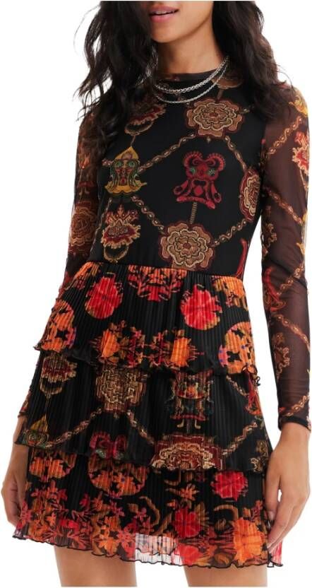 Desigual Casual kleedjes Zwart Dames