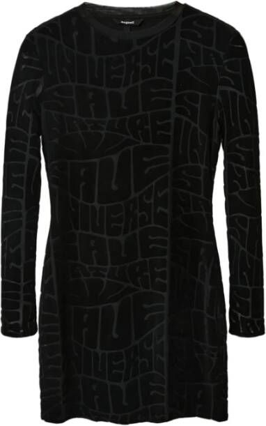 Desigual Casual kleedjes Zwart Dames