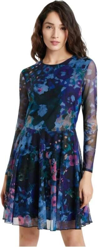 Desigual Casual kleedjes Blauw Dames