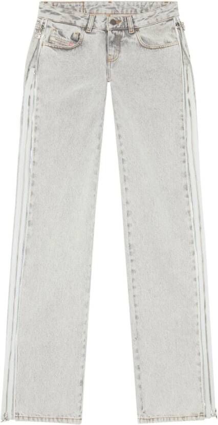 Diesel Boyfriend Jeans Grijs Dames