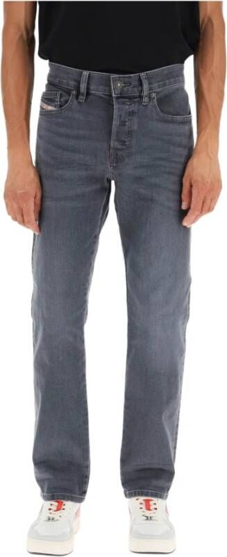 Diesel Straight Jeans , Grijs, Heren