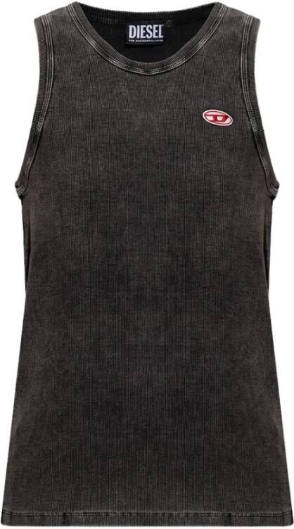 Diesel T Wisty G1 sleeveless T shirt , Grijs, Heren