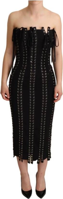 Dolce & Gabbana Bodycon jurk , Zwart, Dames