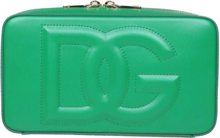 Dolce & Gabbana Kruis lichaamstassen , Groen, Dames