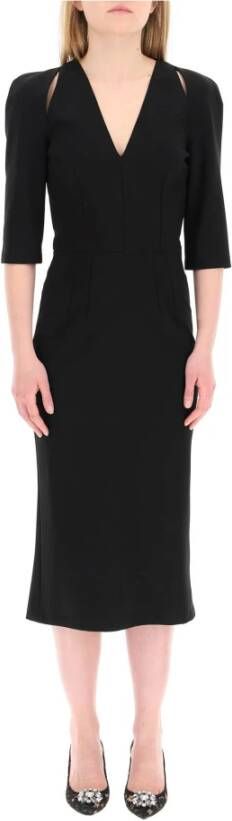 Dolce & Gabbana Midi jurk , Zwart, Dames