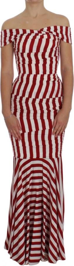 Dolce & Gabbana Zijden jurk , Rood, Dames