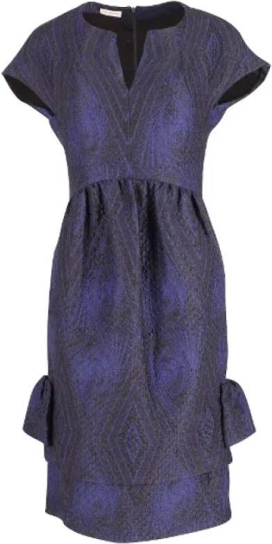 Pre owned Wool dresses Dries van Noten Pre owned, Blauw, Dames