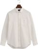 Gant casual overhemd wit effen katoen normale fit online kopen