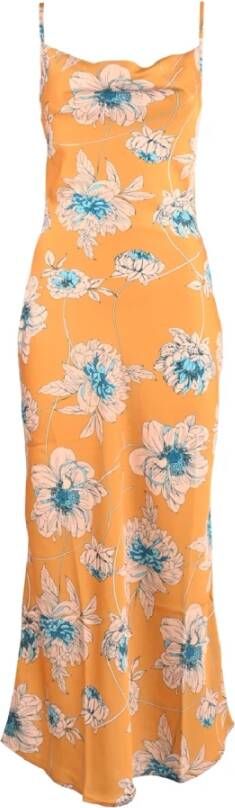 Guess Dag Maxi jurk , Oranje, Dames