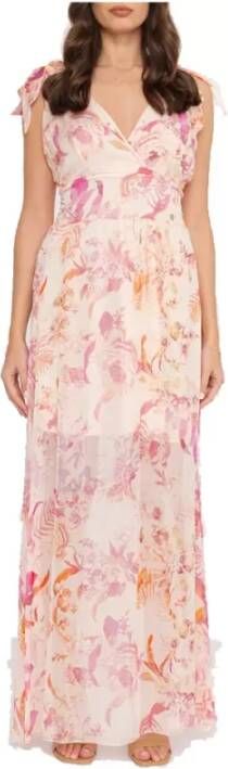 Guess Dag Maxi jurk , Roze, Dames
