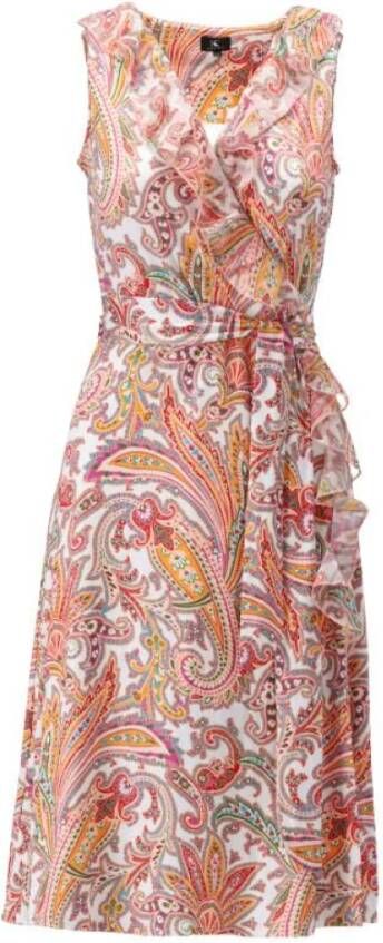 K-Design Dag Midi jurk K Design, Oranje, Dames