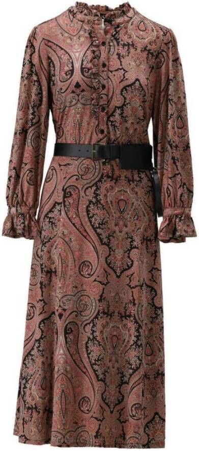 K-Design Dag Midi jurk K Design, Roze, Dames