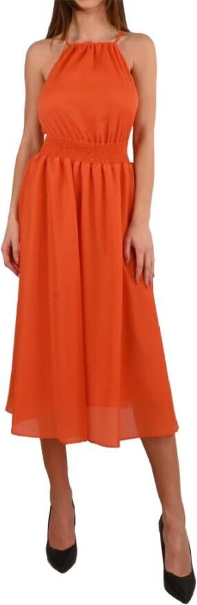 Kocca Midi jurken , Oranje, Dames