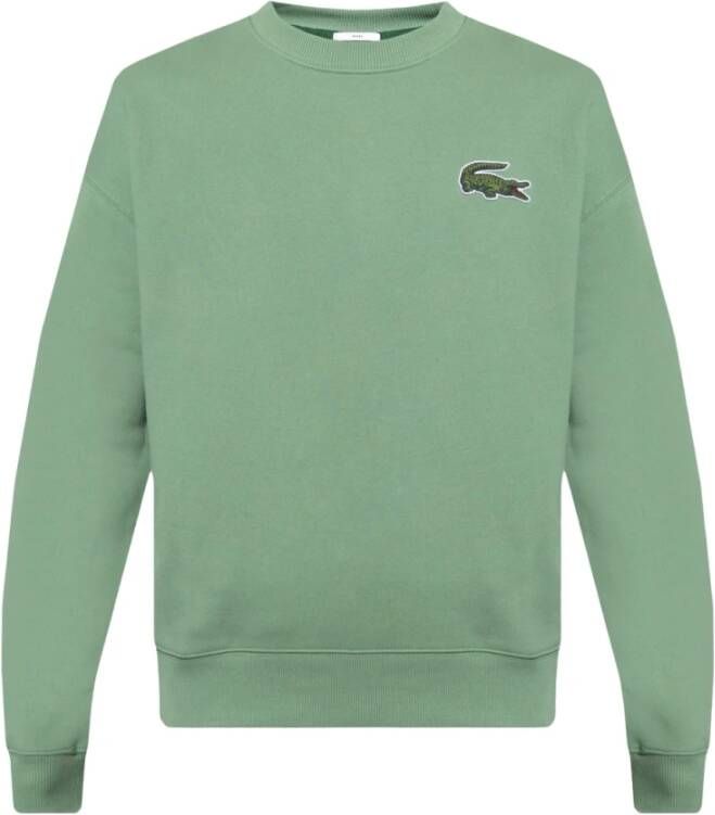 Lacoste Sweatshirt with logo , Groen, Heren