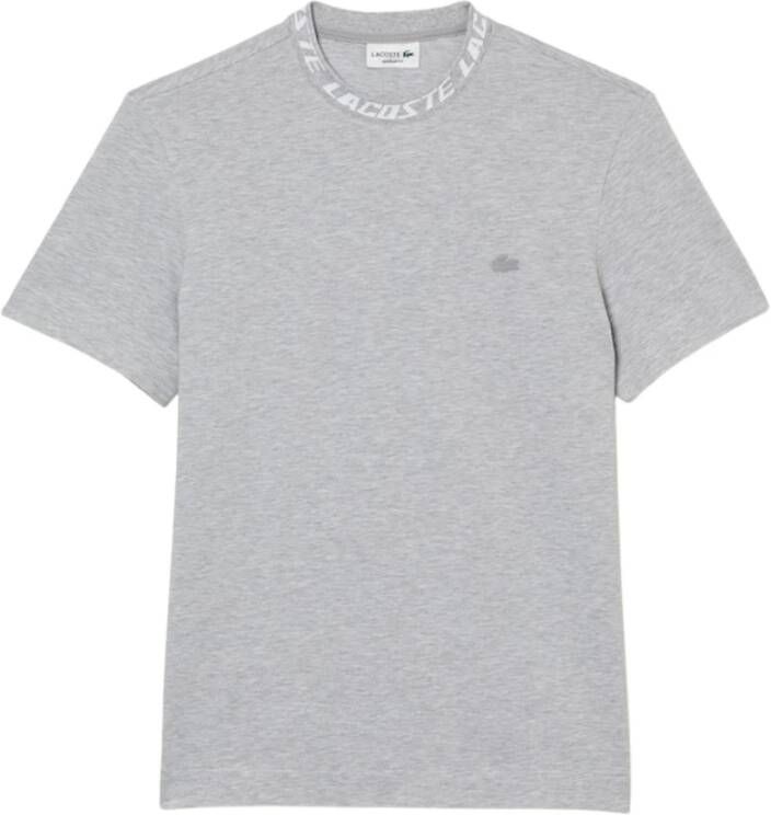 Lacoste T shirts , Grijs, Heren