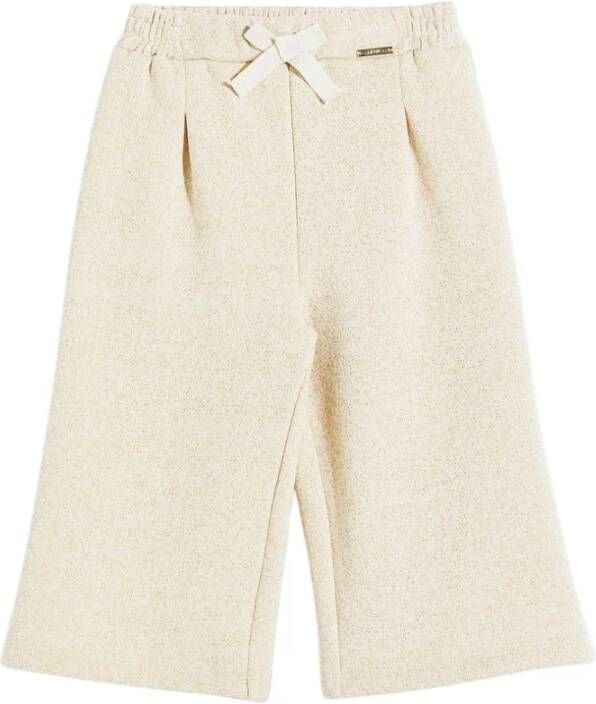 Liu Jo Lange sweatshirtbroek , Beige, Dames