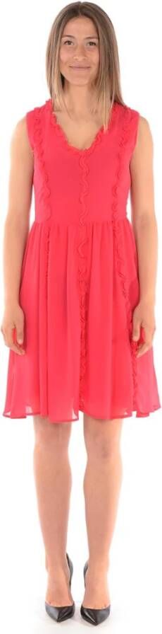 Liu Jo F18140T9832Fucsia jurk , Roze, Dames