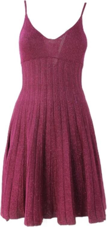 Liu Jo Gebreide jurken , Roze, Dames