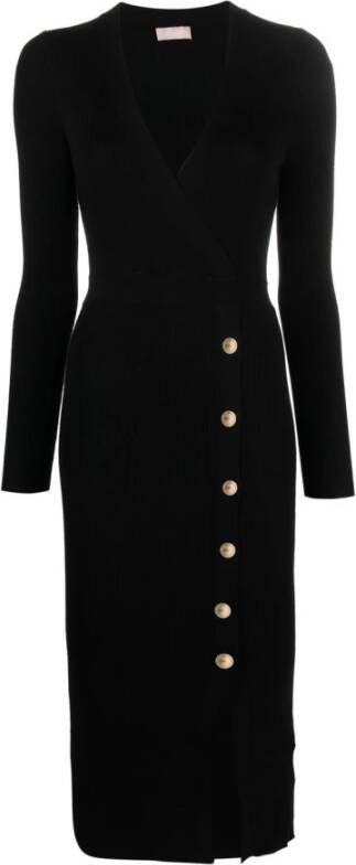 Liu Jo kleedt zwart , Zwart, Dames