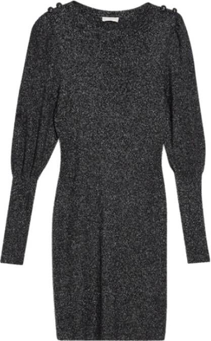 Liu Jo Grijze Mini Jurk Abito Maglia M/l Lame