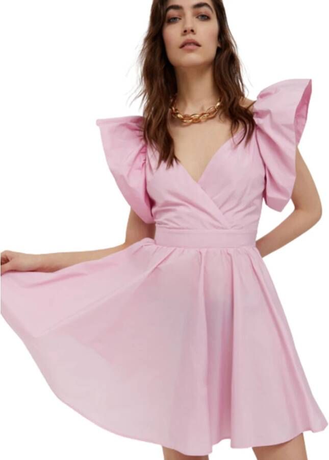 Liu Jo Korte taffeta jurk , Roze, Dames