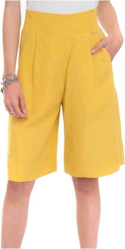 Liu Jo Lange Bermuda , Geel, Dames