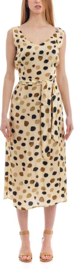 Manila Grace Casual kleedjes Beige Dames