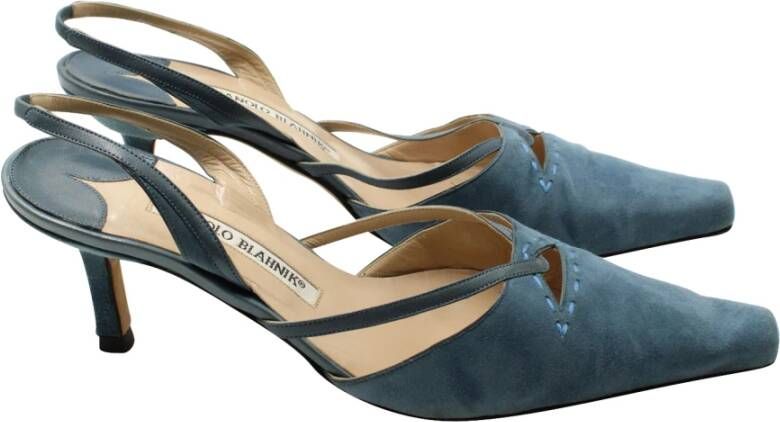 Hakken Manolo Blahnik Pre owned, Blauw, Dames
