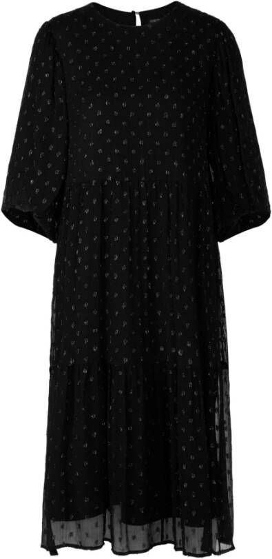 Marc Cain Midi jurk , Zwart, Heren