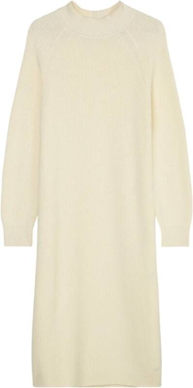 Marc O'Polo Daggebreide jurk , Beige, Dames