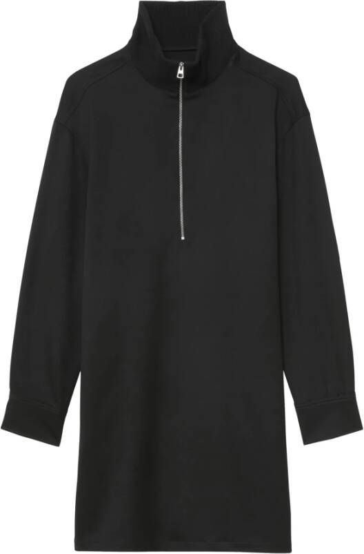 Marc O'Polo Daggebreide jurk , Zwart, Dames