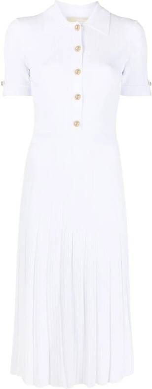Michael Kors `Eco` Polo Midi Dress , Wit, Dames