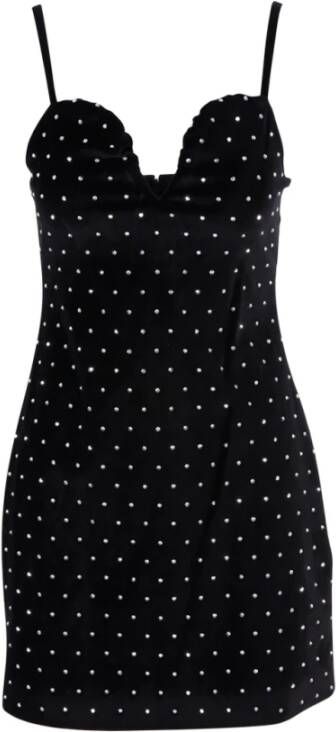 Michael Kors Emb Velvet Bustier jurk , Zwart, Dames