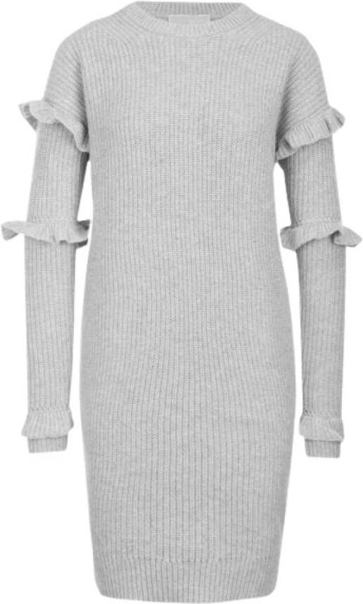 Michael Kors Gebreide jurk , Grijs, Dames