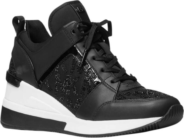 Michael Kors Georgie Trainers Sneakers , Zwart, Dames