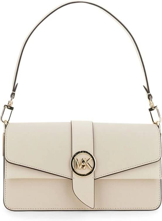 Michael Kors Greenwich Shoulder BAG , Wit, Dames