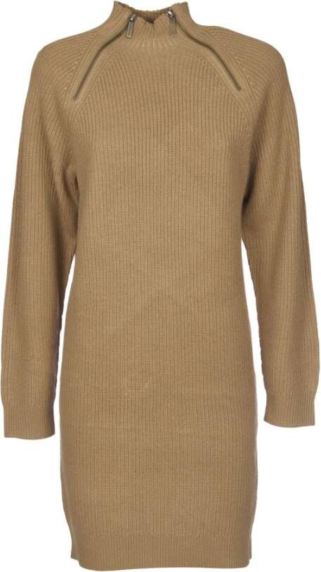 Michael Kors Jurk , Bruin, Dames