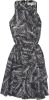 Michael Kors Witte Mini Jurk Palm Chain Neck Dress online kopen